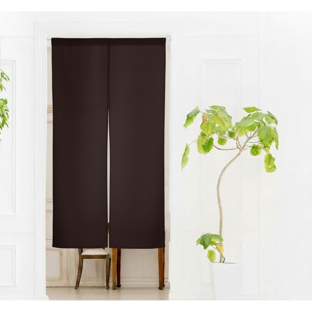 Gorden Noren Jepang Bahan Polymicro Penyekat Ruangan Dan Pintu Elegan Modern