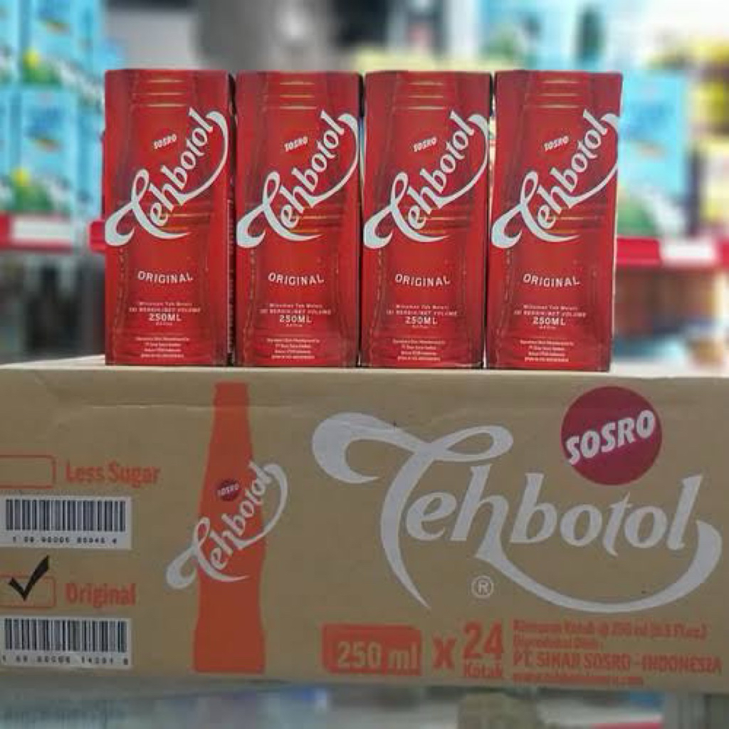 [ GROSIR ] TEH BOTOL SOSRO 250 ml Besar