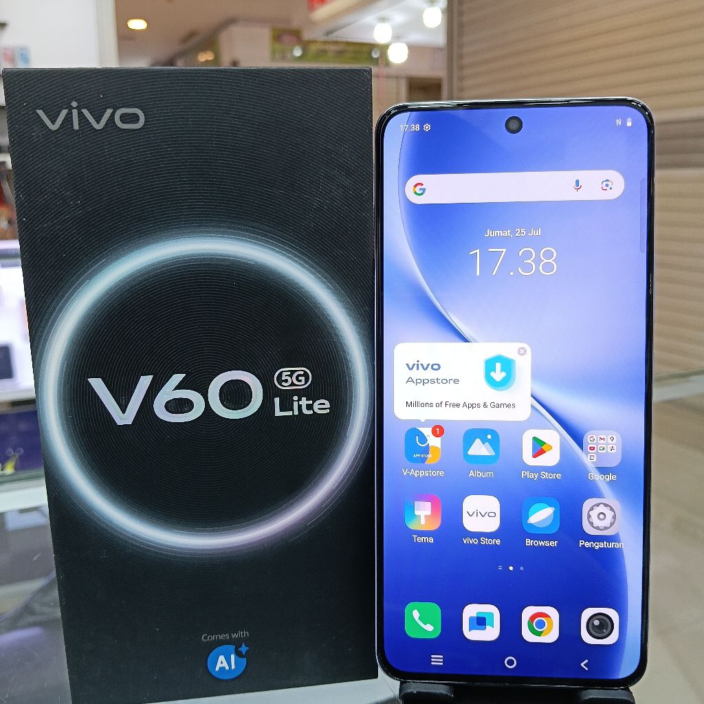 VIVO V60 LITE 5G 8/256 VIVO V 60 LITE 5G VIVOV60 LITE 5G 8/256 SECOND BEKAS GARANSI PANJANG