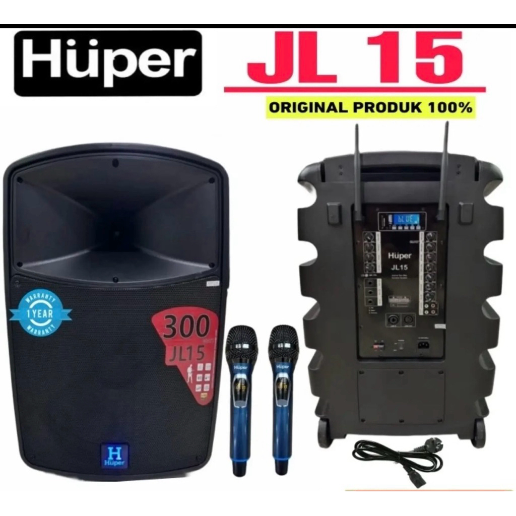 Speaker Portable 15 in HUPER JL 15 Original