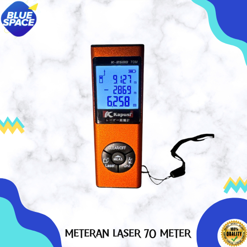 Kapusi Laser Distance Meter 70M Meteran Laser 70 Meter K-2580