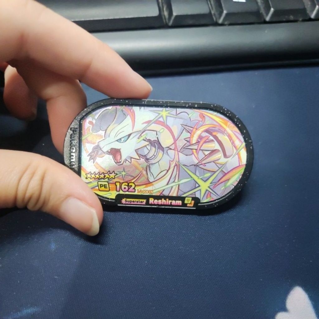 [REAL TAG] Pokemon Mezastar Mezatag Superstar Bintang 6 B6 Reshiram