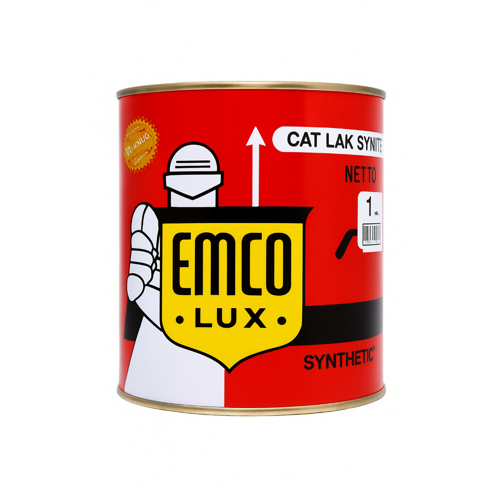Cat Kayu Besi EMCO LUX DOFF 1KG – Cat Matte Putih Doff Hitam Doff Super Doff