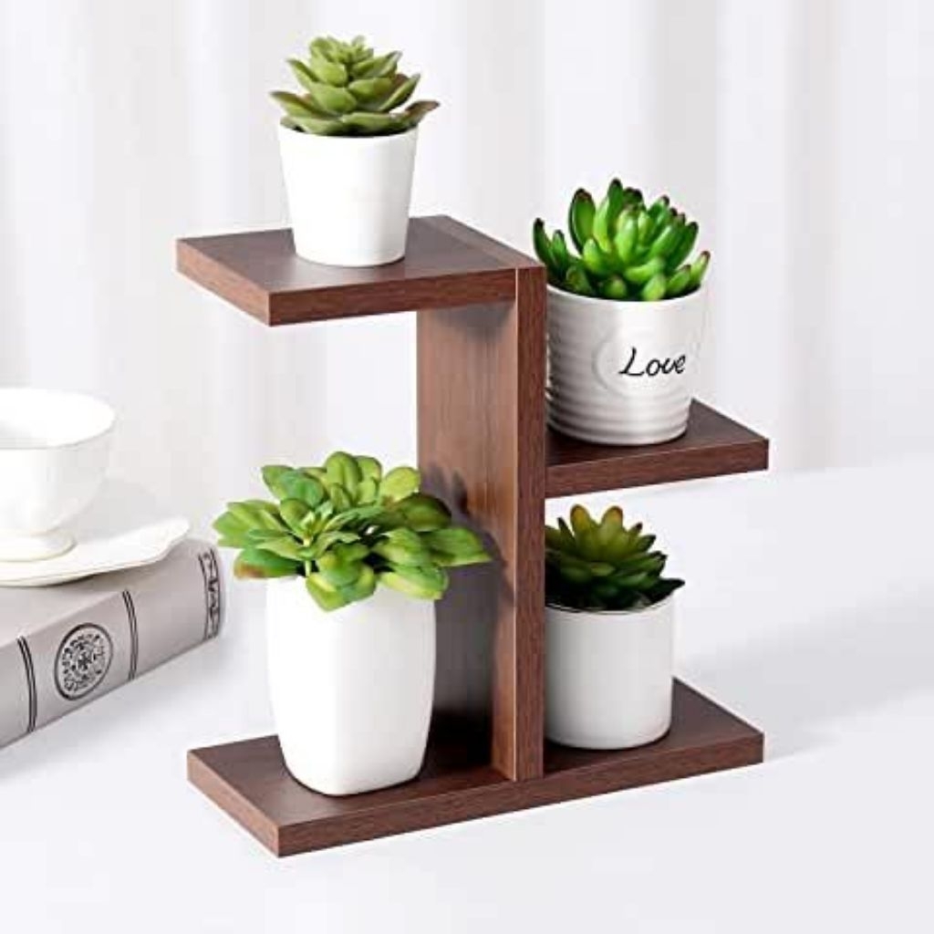 Rak Tanaman Kayu Jati Antik