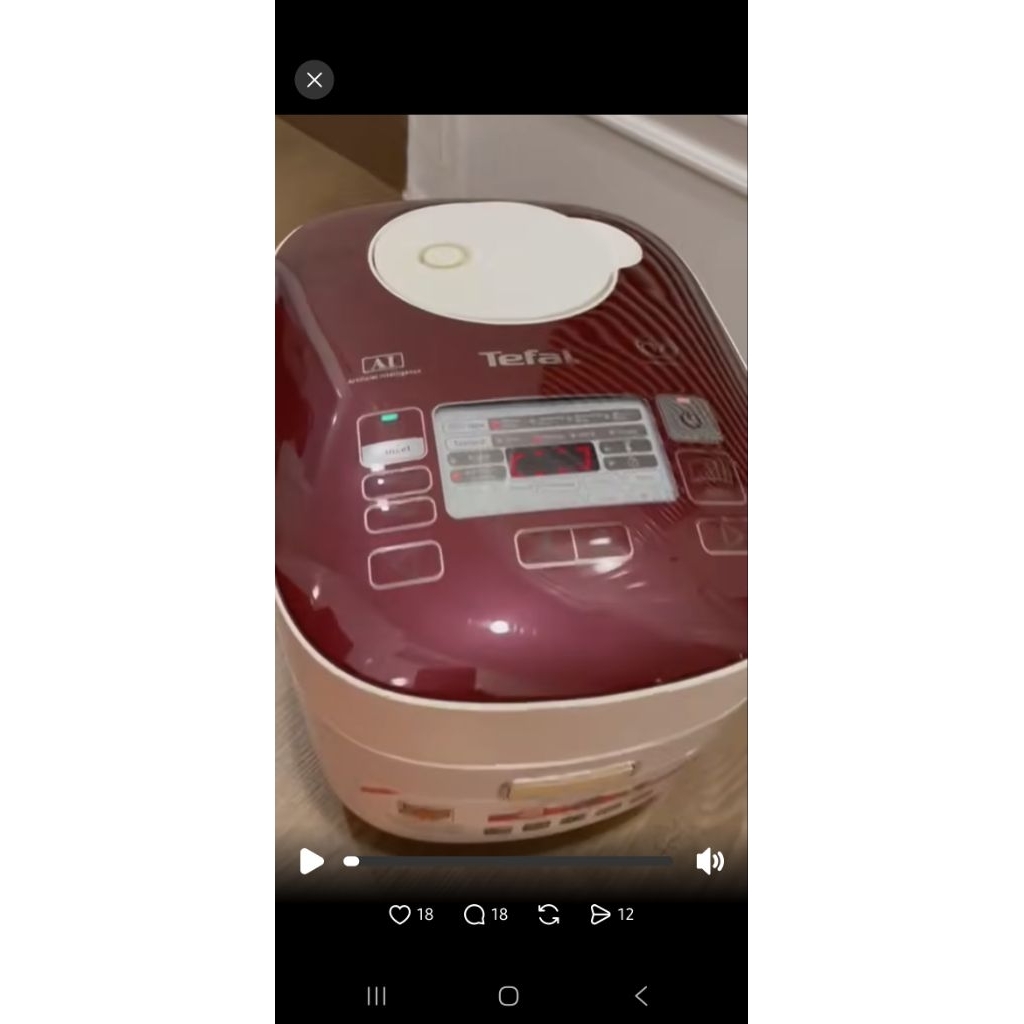 rice cooker tefal red