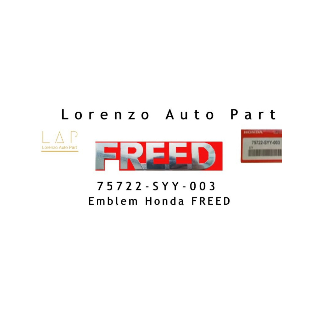 Honda Emblem FREED Ori