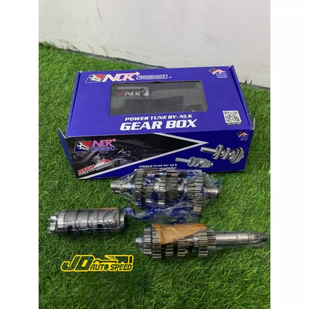 NLK RACING GEARBOX SET MX KING 6 SPEED / RASIO SET MX-KING 6 SPEED DIJAMIN ORIGINAL