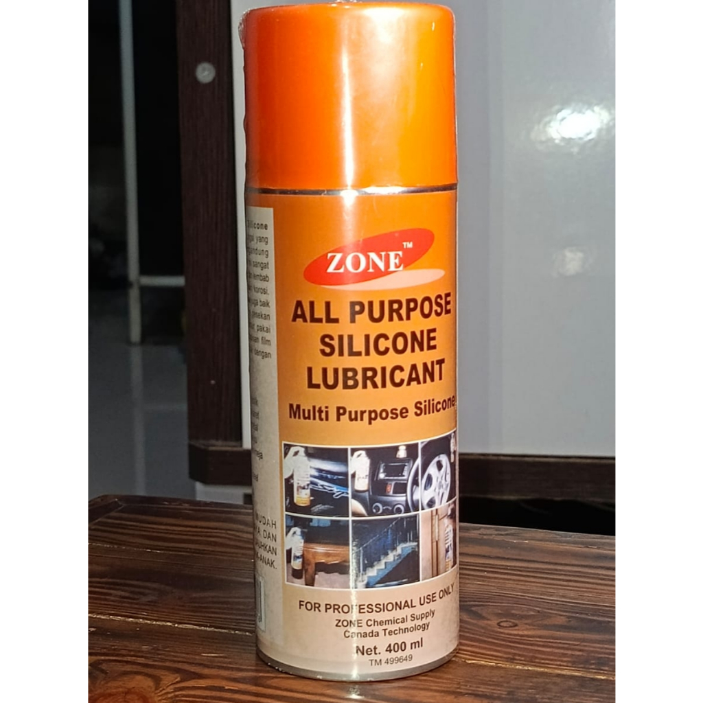 Silikon Spray 400 ml untuk Engsel Engsel Poles Ban Doortrim Mobil Karet Plipit Kaca mobil Zone Origi