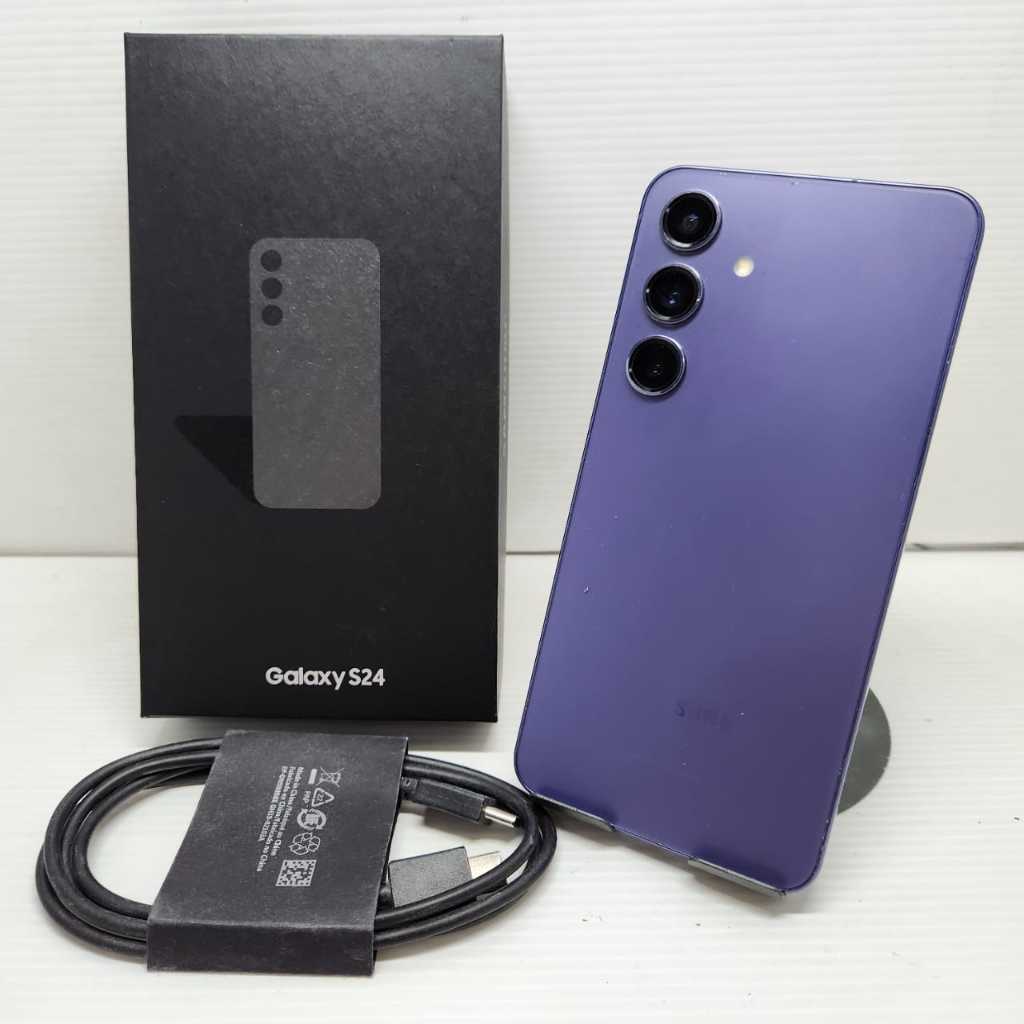 TERMURAH SAMSUNG GALAXY S24 5G 8/256 COBALT VIOLET SIAP PAKAI NO MINUS