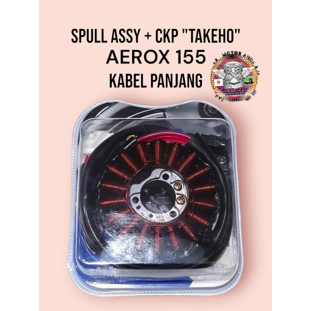 SPULL ASSY+ CKP AEROX 155 KABEL PANJANG "TAKEHO"