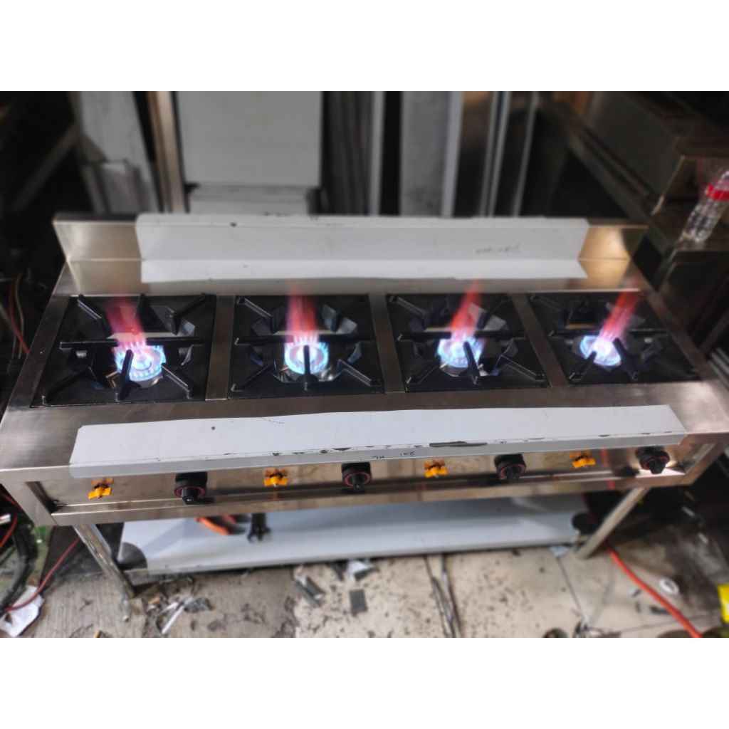Kompor Gas 4 tungku jejer high presure