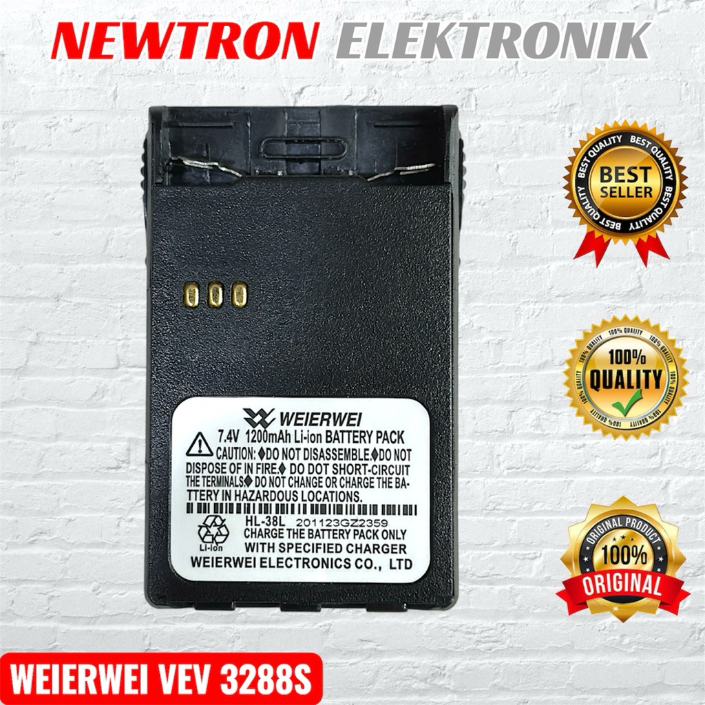 Baterai HT Weierwei VEV 3288 3188 V16 3288S 3288D HL-38L Compatible Teno TN322 Firstcom FC77 FC-77 0