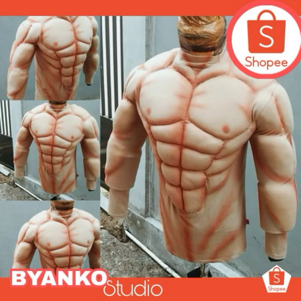otot palsu fake muscle untuk hobby cosplay