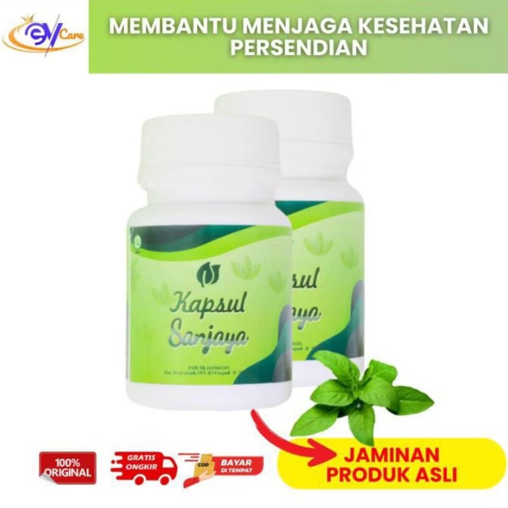 TERLARIS KAPSUL SANJAYA ISI 28, OBAT ASAM URAT, PEGAL LINU, SAKIT PINGGANG, OTOT KAKU, NYERI SENDI, 
