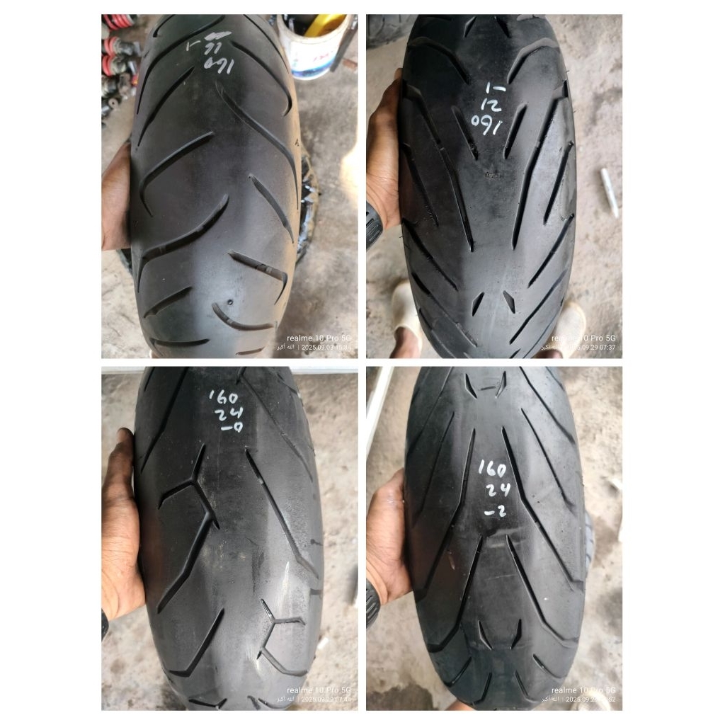 ban ninja 160-60-17 merk impor pirelli michelin dunlop metzeler