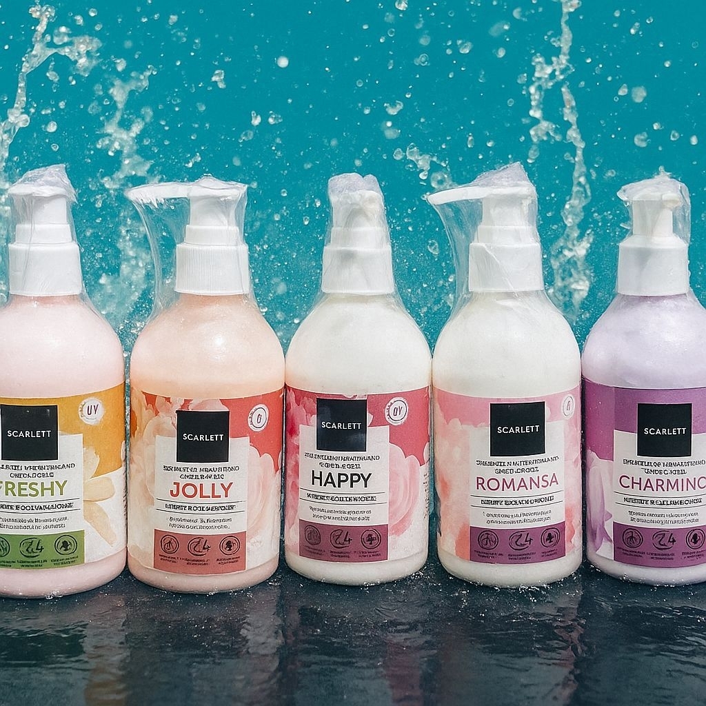 REPACK-BODYLOTION SCARLETT 300ML(baca deskripsi sblm membeli)