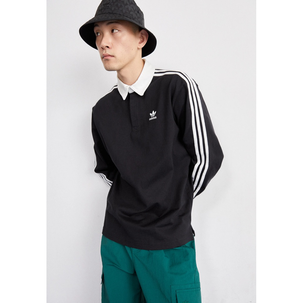adidas Originals Rugby Long Sleeve Polo Shirt