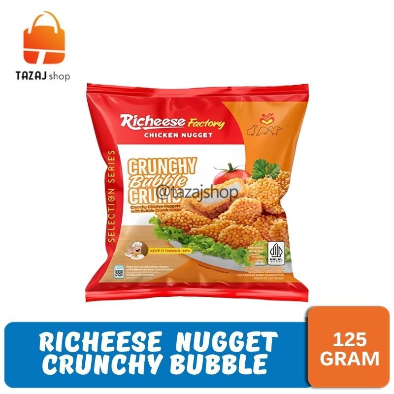 Richeese Factory Nugget Crunchy Bubble Crumb 125 gr Tazaj