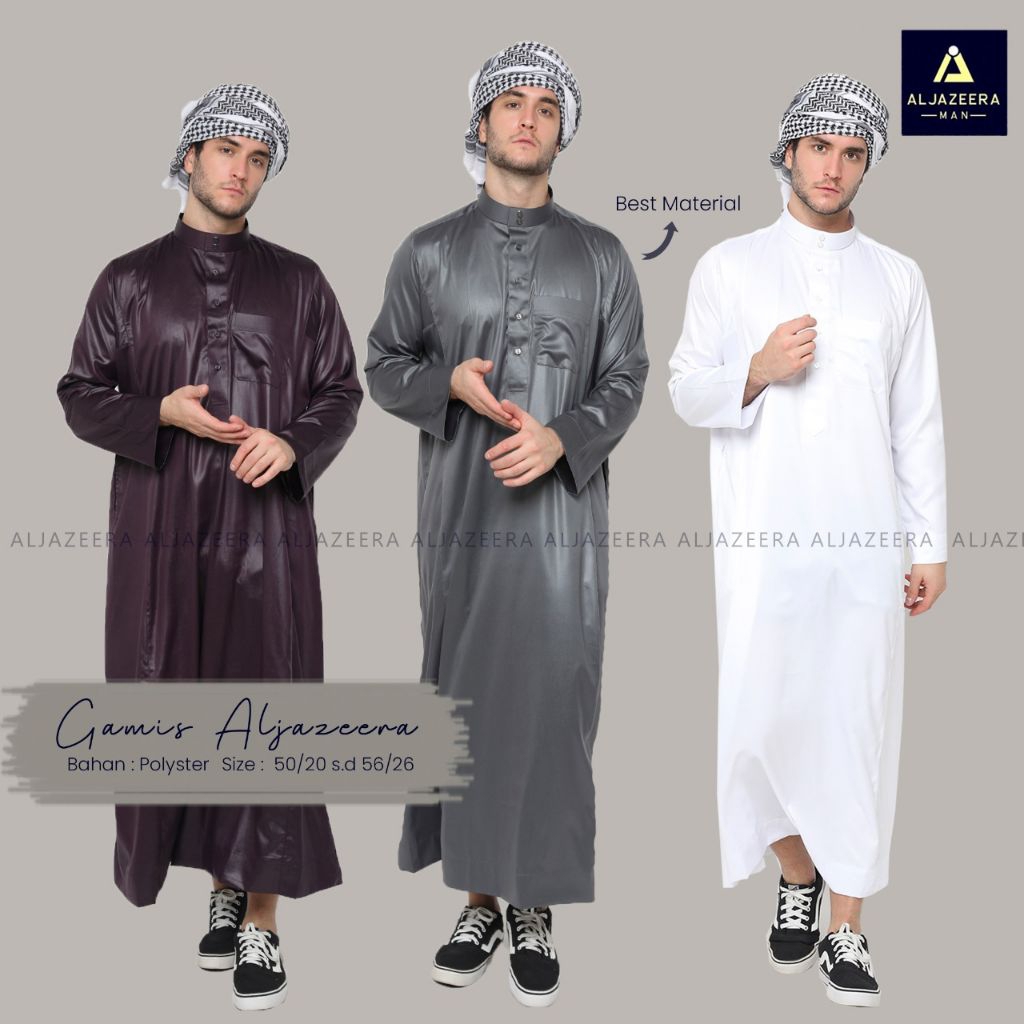 JUBAH PRIA AL-JAZEERA JUBAH HIGH QUALITY