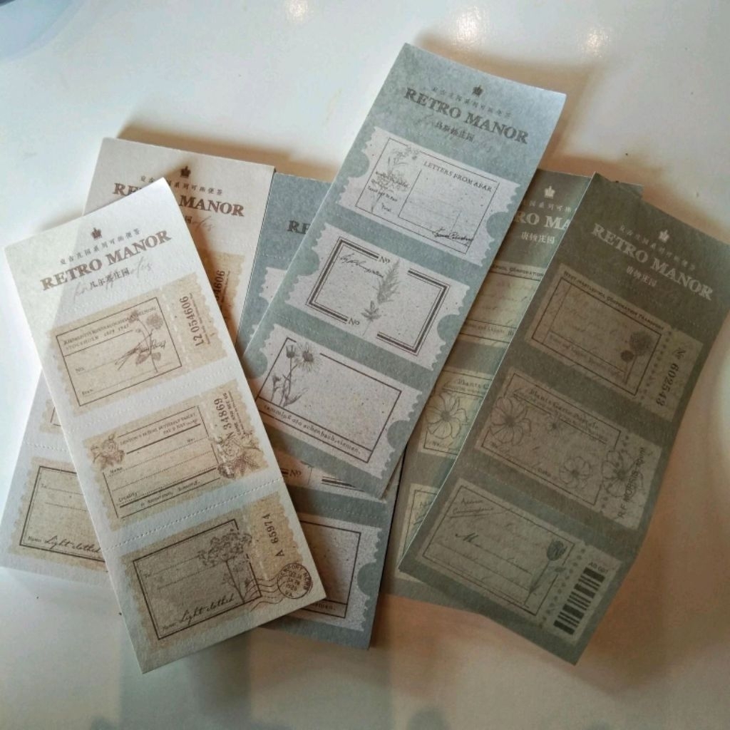 KERTAS TIKET RETRO 5 PCS
