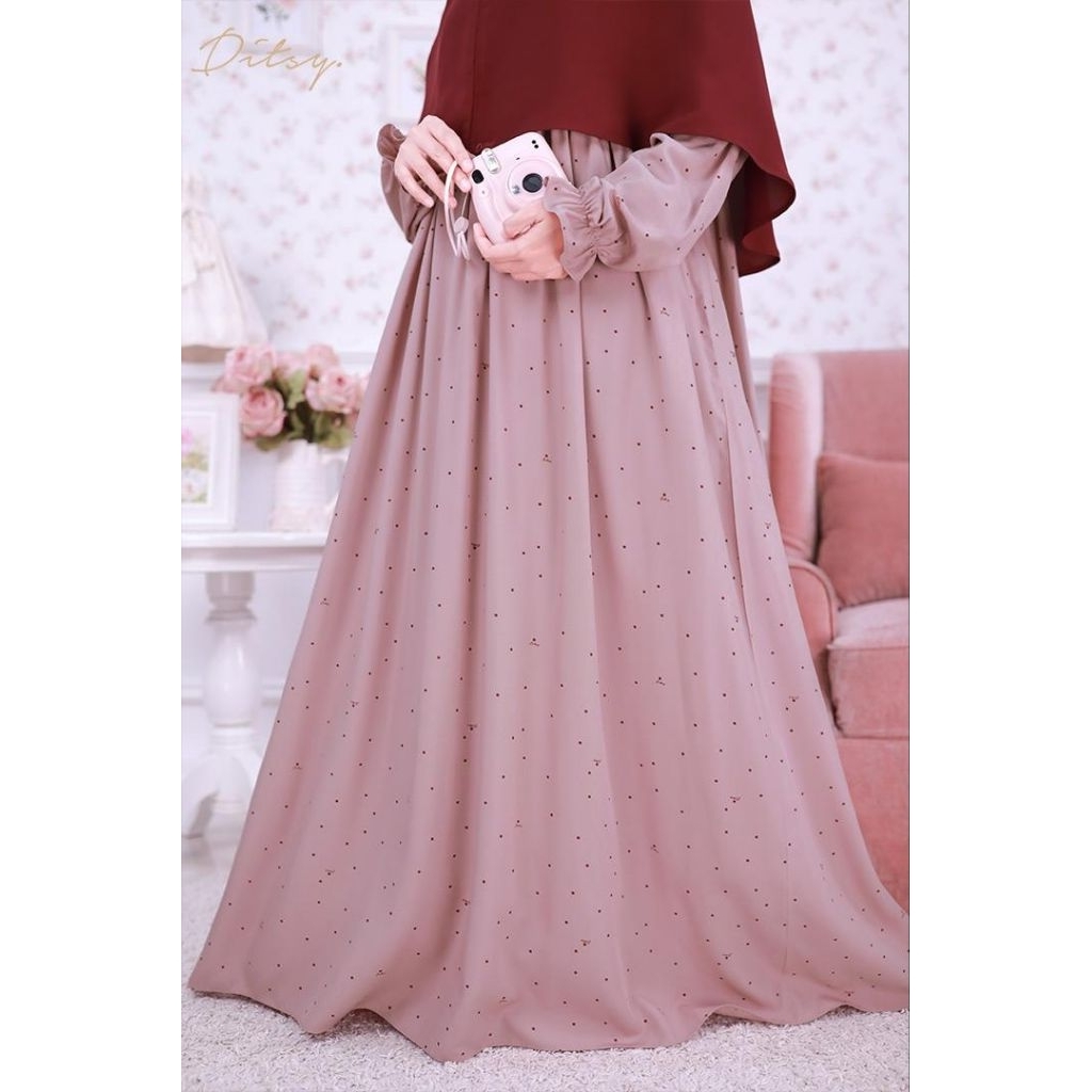 DITSY DESEMBER SEREN MOCCA SEREN BROWN KANNY DUSTYPINK