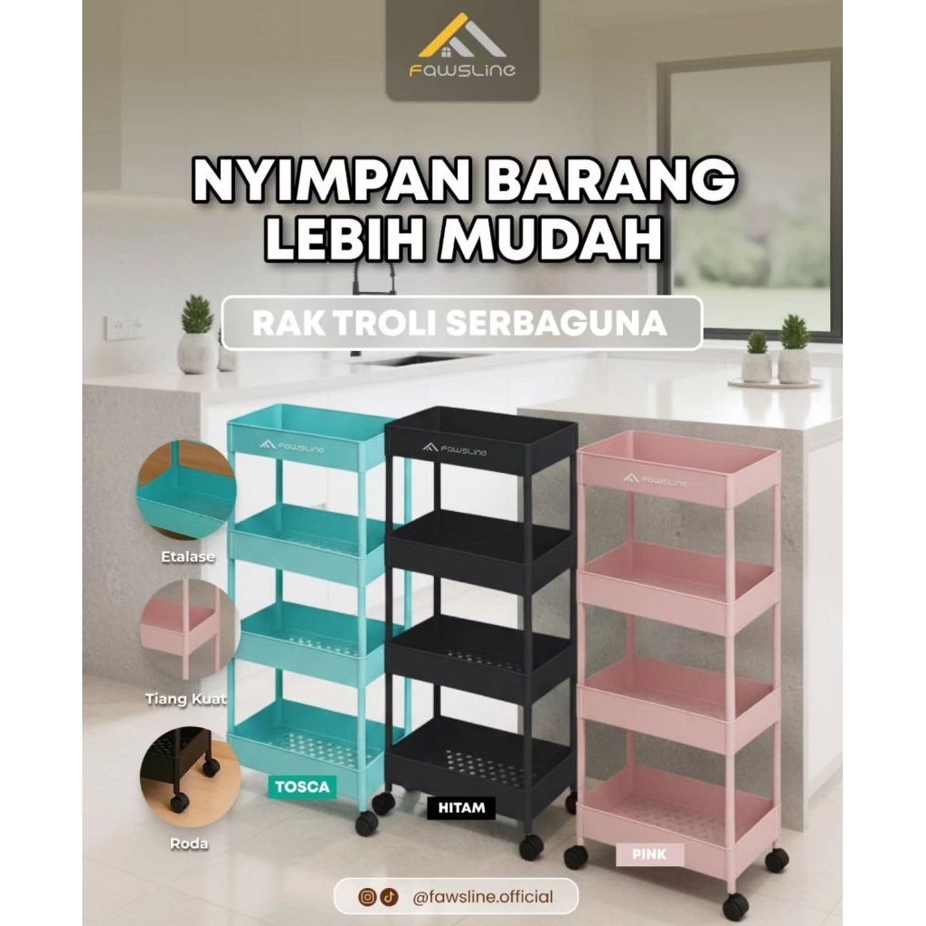 rak serbaguna 4 susun