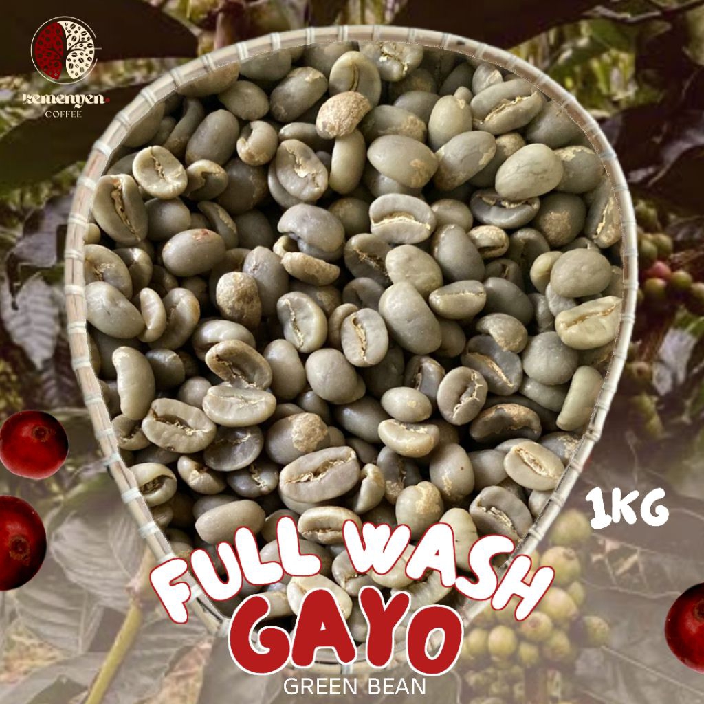 GREEN BEAN KOPI ARABIKA GAYO SPECIALTY FULLWASH 1KG