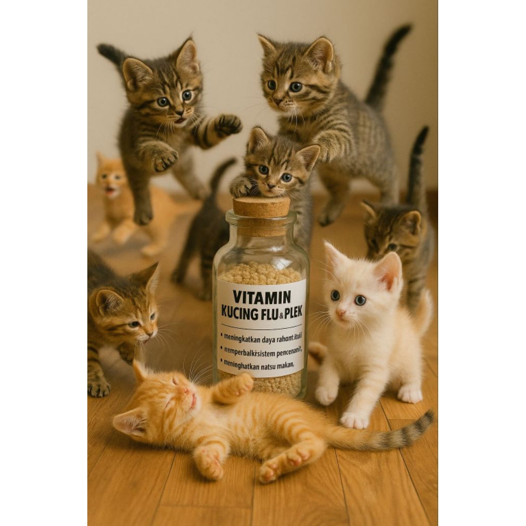 VITAMIN KUCING FLU DAN PILEK