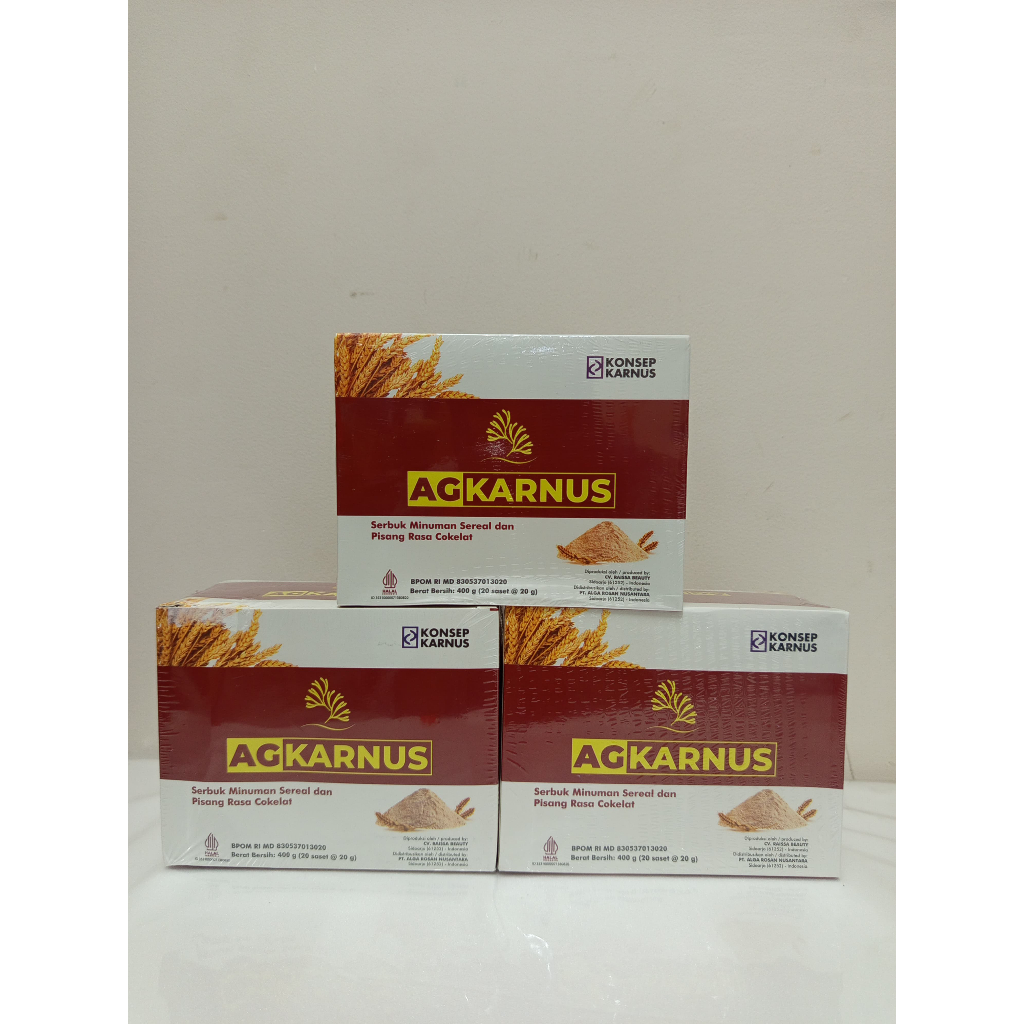 ALGA GOLD CEREAL rasa pisang cokelat / ag karnus / minuman kolagen