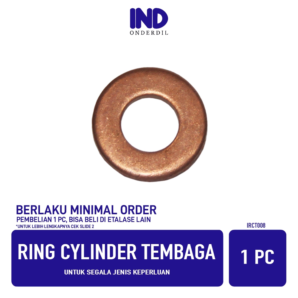 Ring Cylinder-Silinder Block-Blok Head 8 mm GL Pro-Max-100 CB 100-125