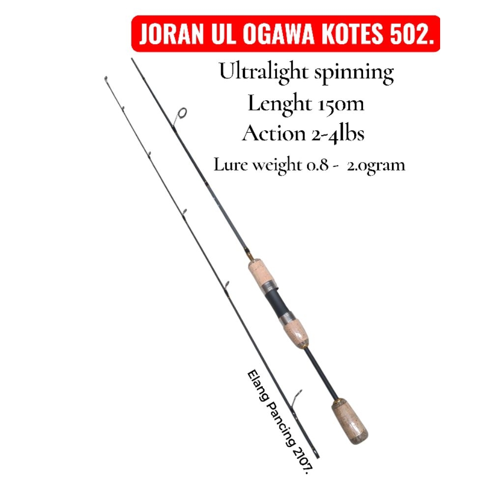 joran casting Ogawa UL KOTES 502 150cm