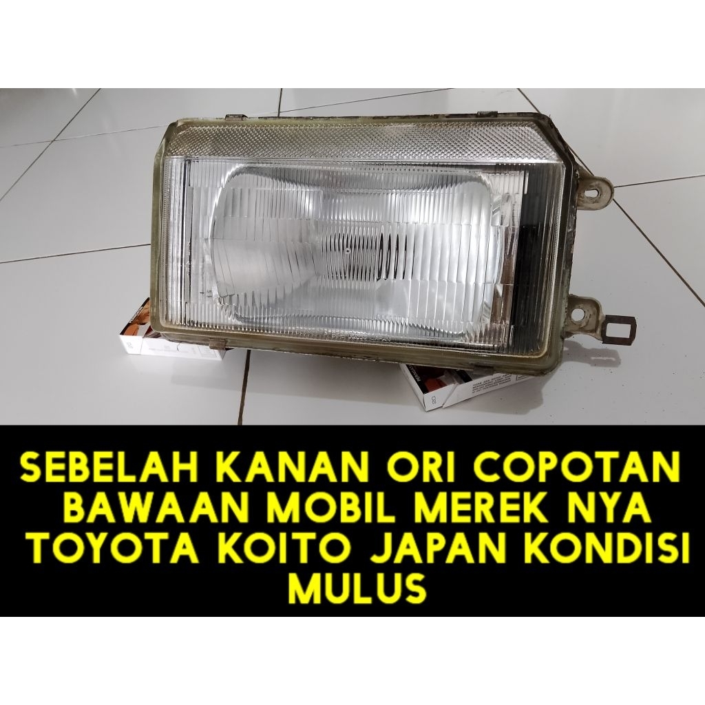 headlamp lampu depan kijang grand ori copotan
