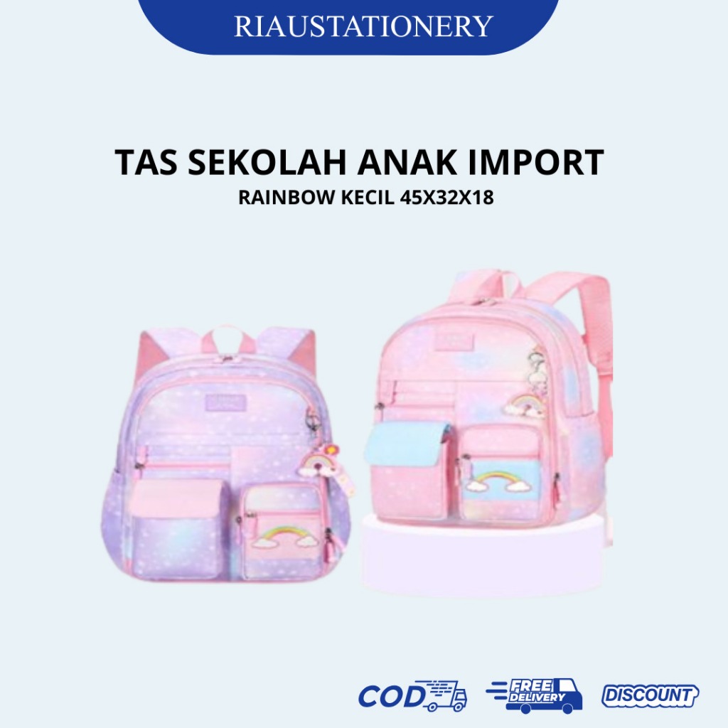TAS MANIK BONEKA KECIL RAINBOW TAS SEKOLAH
