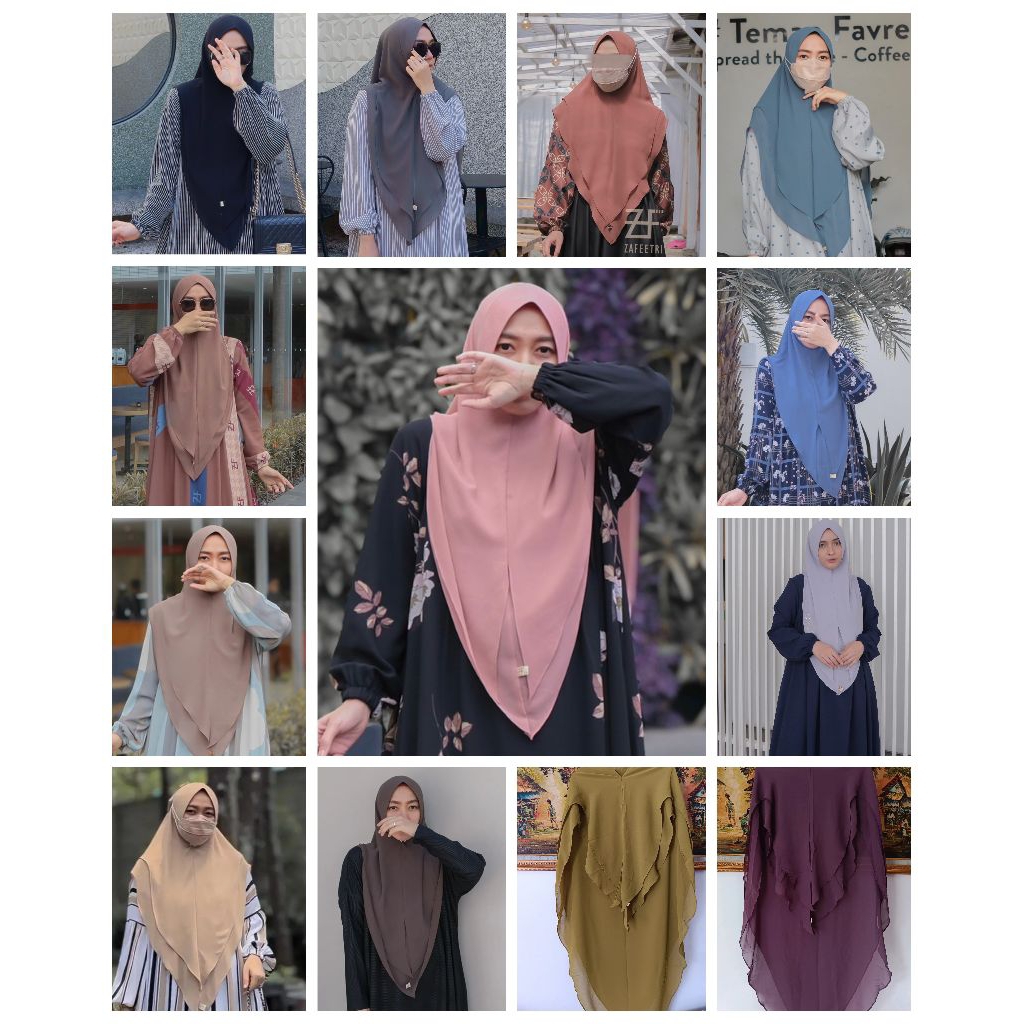 NEW KHIMAR ONLY ORIGINAL ZAFEETRI (HANYA KHIMAR)