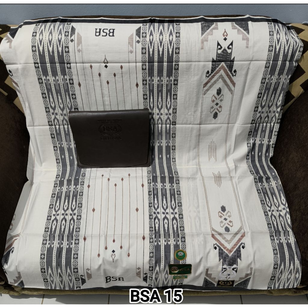 Sarung BSA SGE Bahan Mesres Jahit Tengah