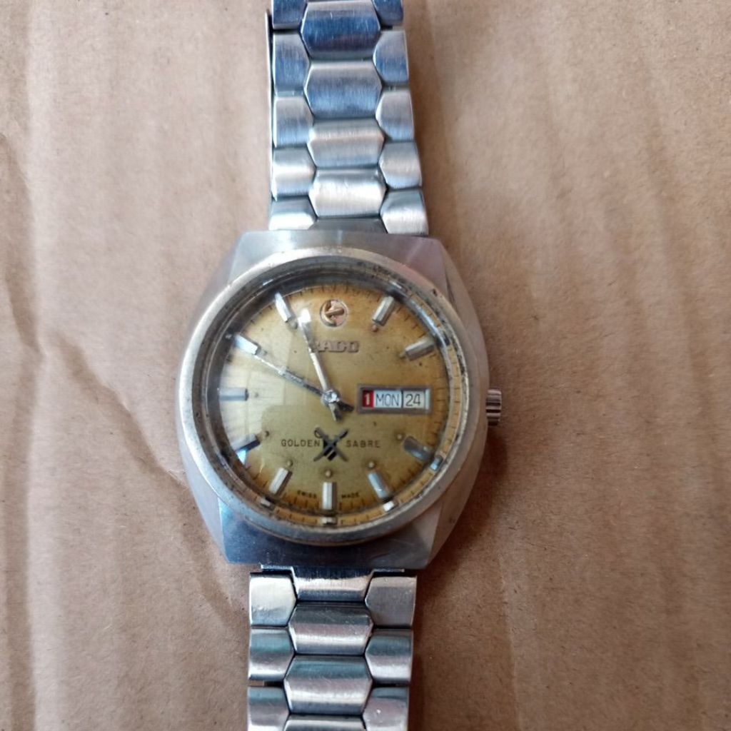 jam Rado vintage otomatis clone Swiss bekas