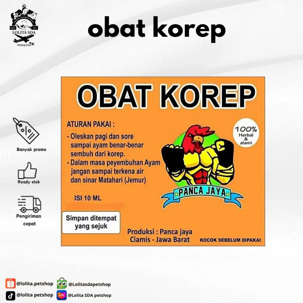 Obat Ayam Korep Panca Jaya obat ayam korep ayam 100% original
