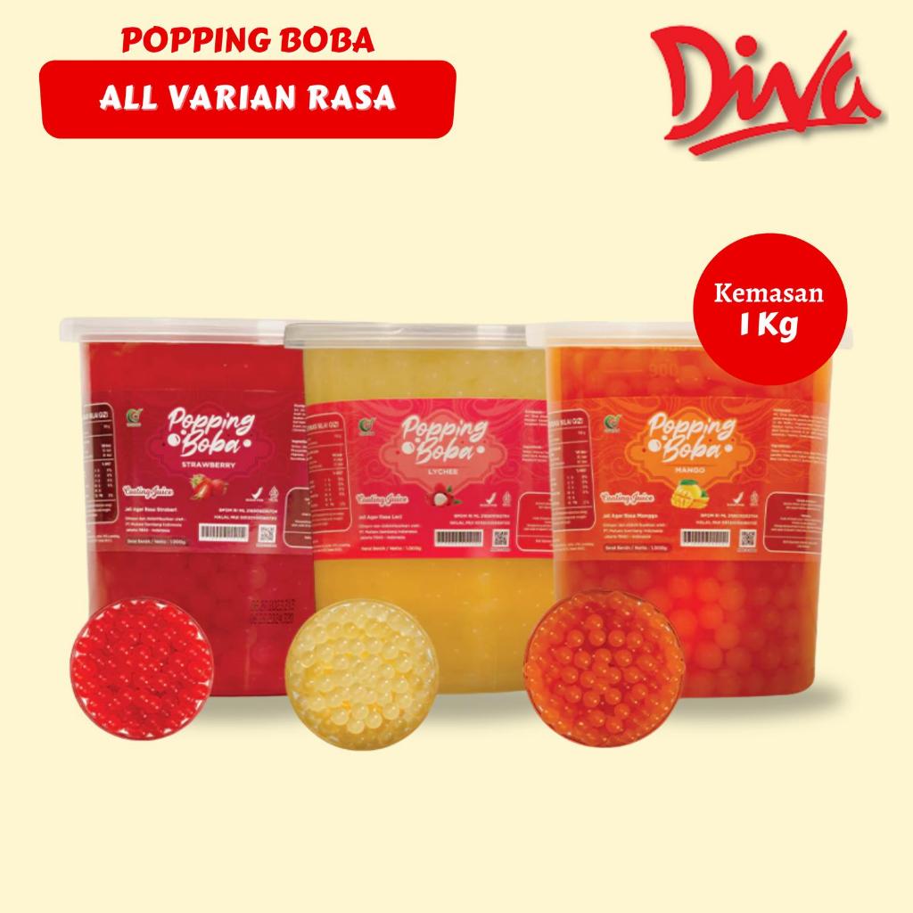 Popping Boba @1kg / Popping Boba Meletus / Poping Boba Meletus / Popping Boba Strawberry,Mango,Lyche