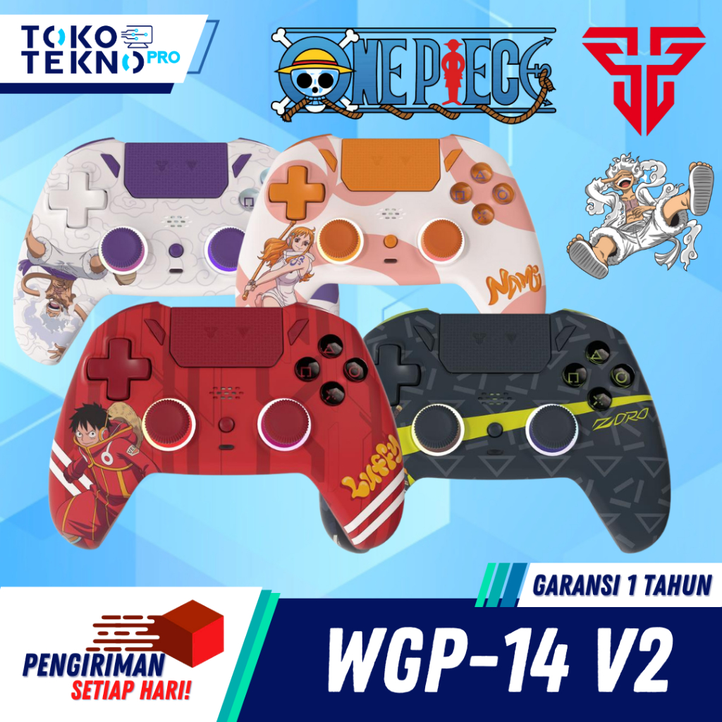 FANTECH x ONE PIECE WGP14 / WGP-14 V2 Nova Gamepad Gaming Joystick Limited Edition