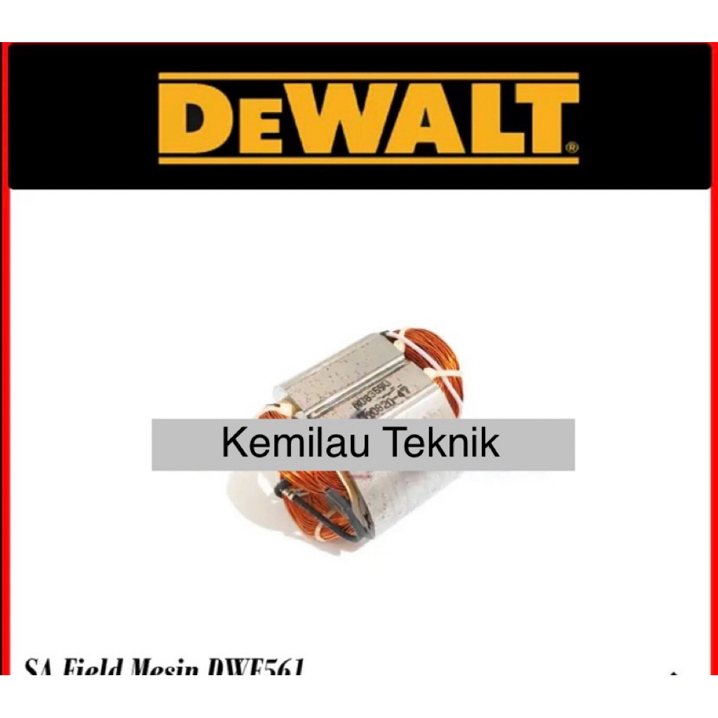 Stator / Field Rumah Armature Mesin Circular Saw DEWALT DWE561 Rotor Angker Motor DWE 561 Gergaji Po