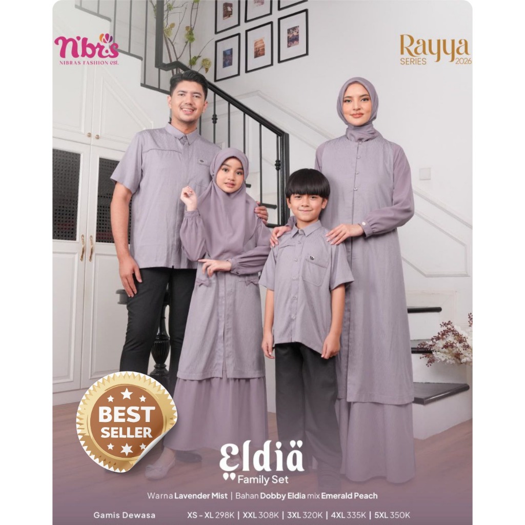 SARIMBIT NIBRAS ELDIA LAVENDER MIST  TERBARU