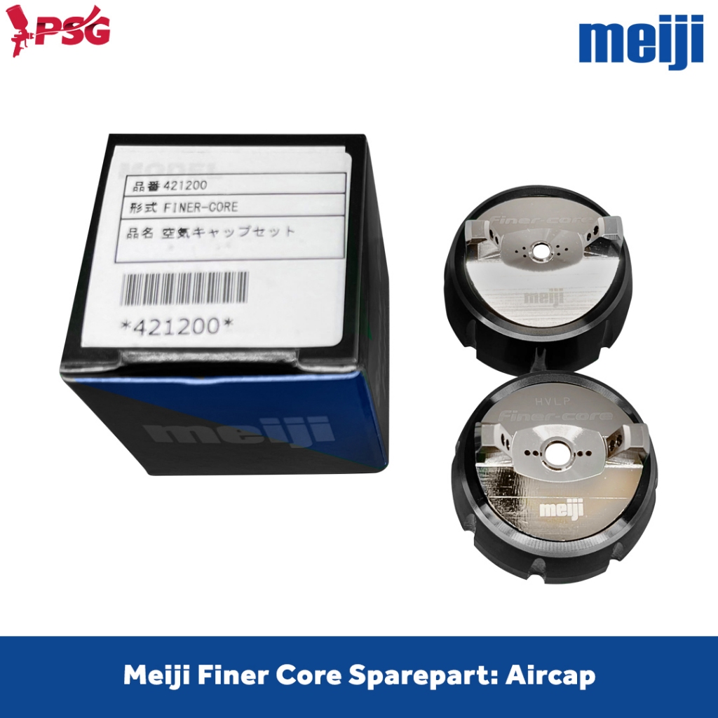 Meiji Finer Core Spraygun Aircap Set Sparepart