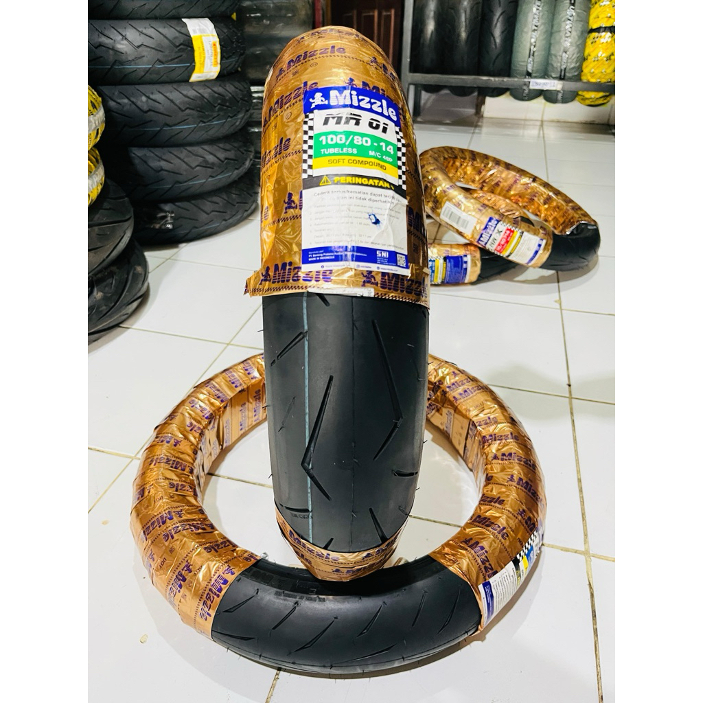 Ban Mizzle MR01 100/80-14 Tubeless