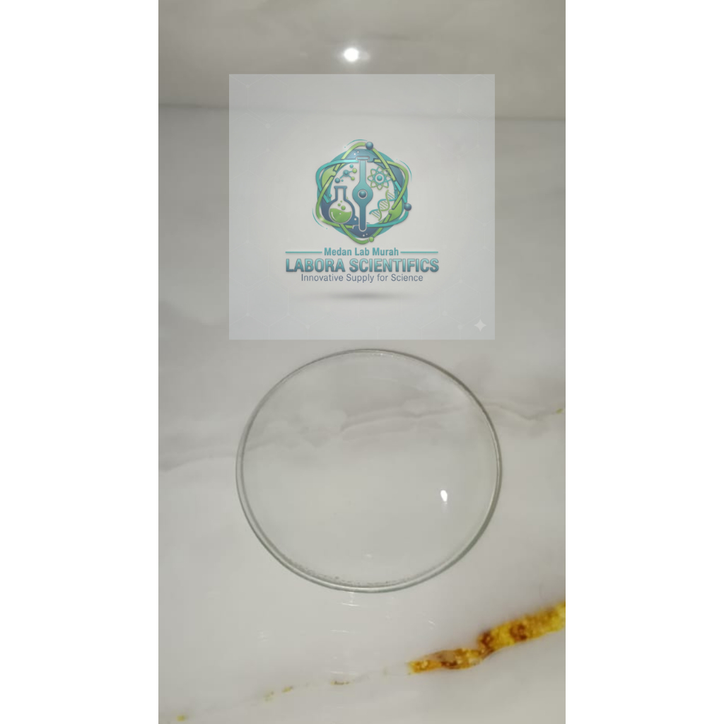 Kaca Arloji 80 mm , Cawan Arloji , Watch Glass , Gelas Arloji Laboratorium