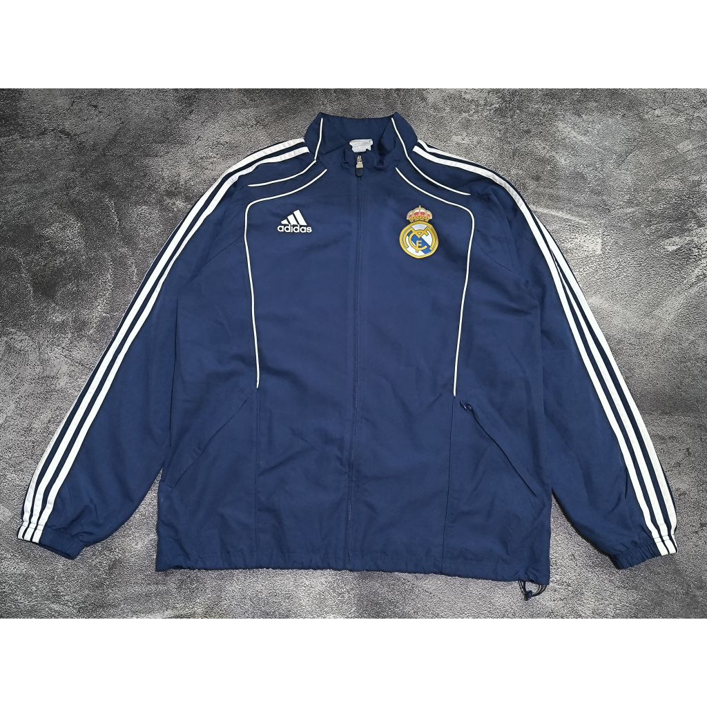 Jacket Tracktop Adidas Navy Custom Real Madrid XL