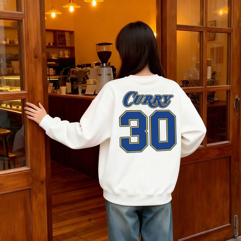 Sweater   Korea | Curry 30 Basket Ball | Oversize Tebal dan Nyaman | 100% Cotton