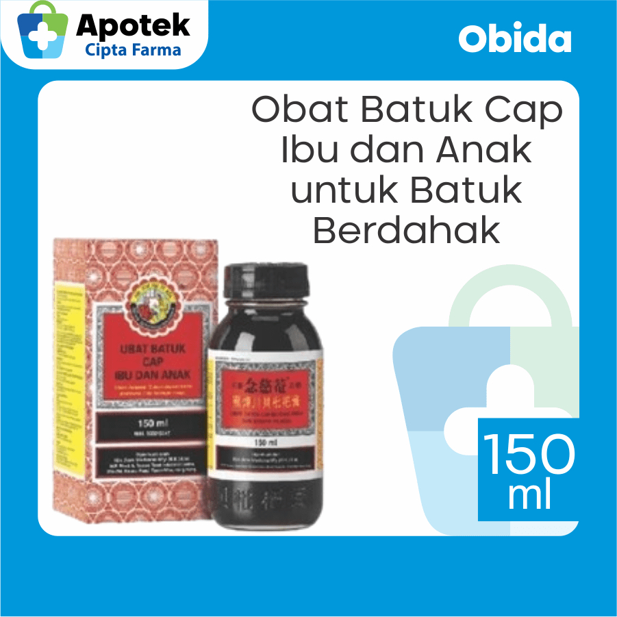 Obat Batuk Cap Ibu dan Anak 150ml Obat Batuk Sirup Obat Herbal Obat Batuk Berdahak Obat Batuk Ampuh 