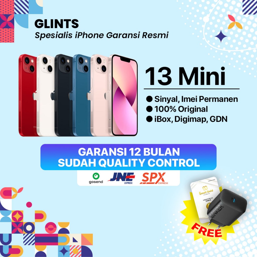 Apple iPhone 13 Mini 128GB/256GB | EX IBOX Indonesia