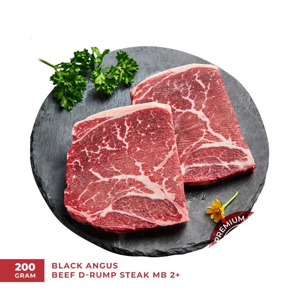 Beef Angus D-Rump Mb 3 Steak - Premium Beef 200gr