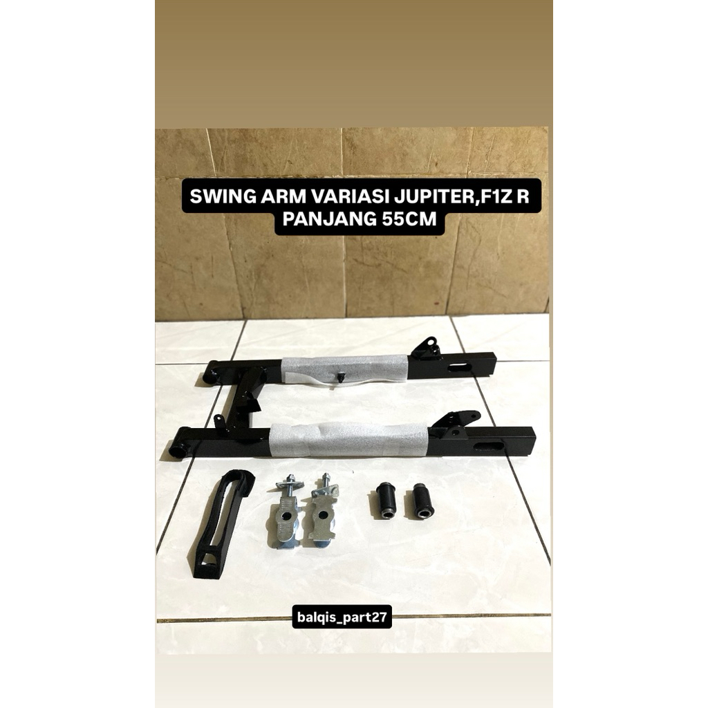 swing arm FIZ R JUPITER Z VARIASI LONG/PANJANG 55CM LENGKAP